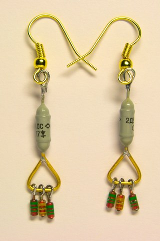 Сережки з діодів 2Д504А та КД52х